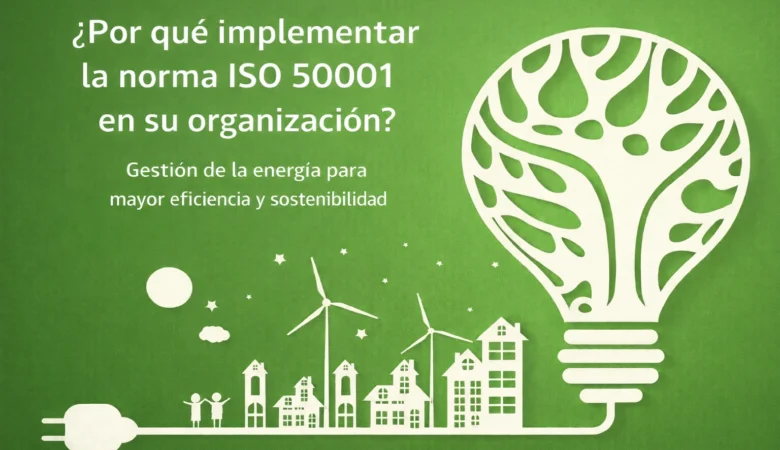 ¿Por qué implementar la norma ISO 50001 en su organización?
